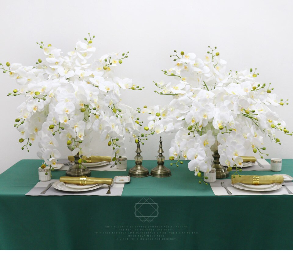 diy flower table runner