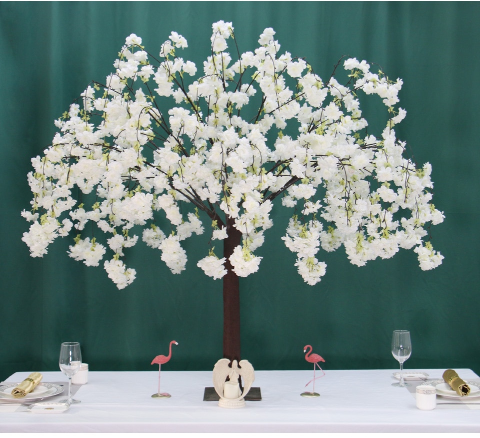 wedding fqvor glass vase with white flower9