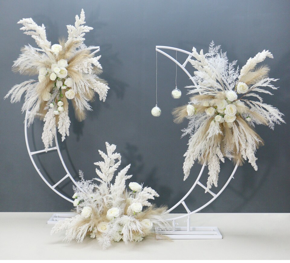 artificial white flower balls9