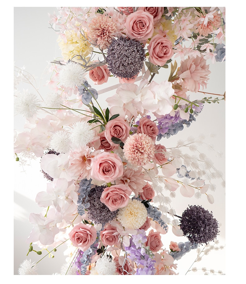 artificial flowers in grey jug7