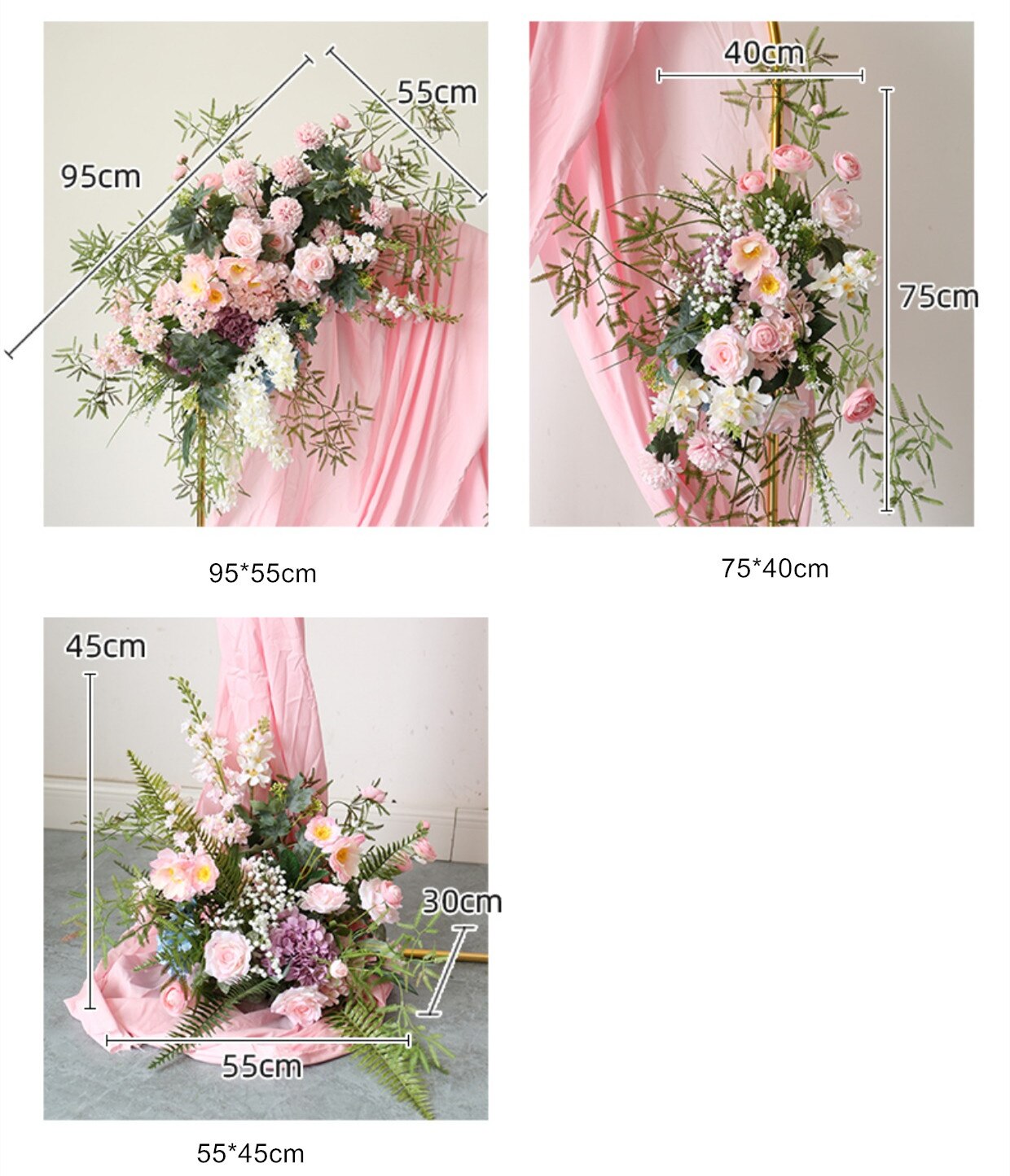 tall fake flower arrangements1