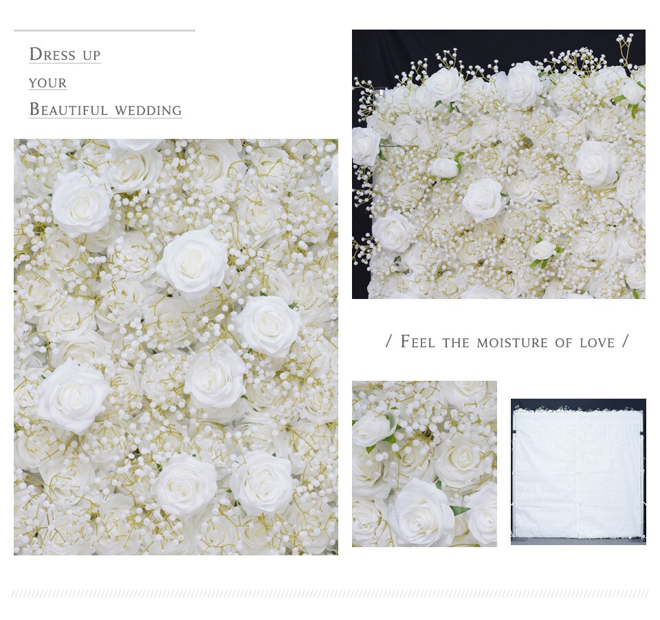 round backdrop flower arrangements3