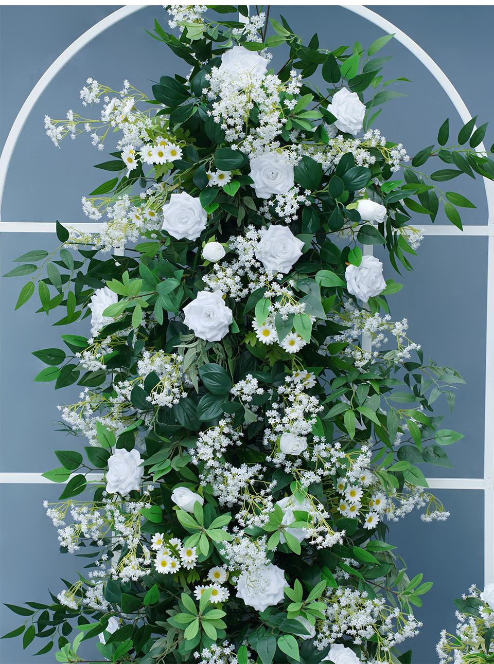 indoor wedding arch with lights7