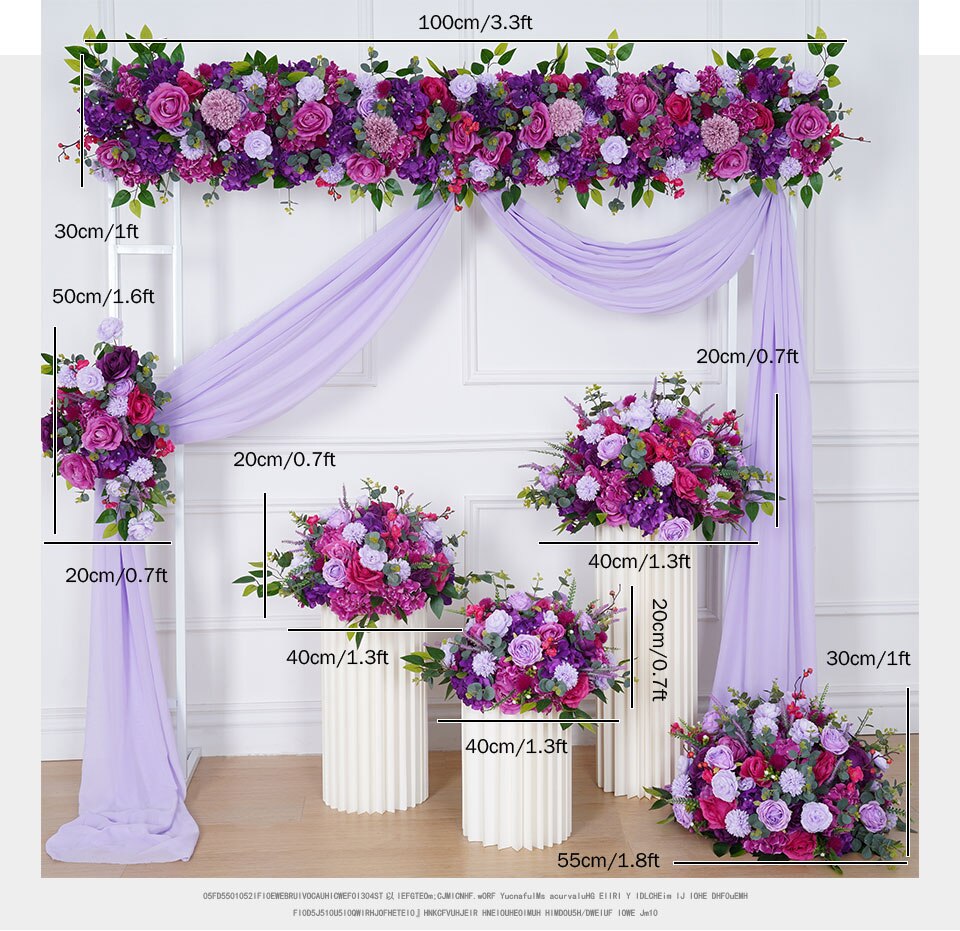 blue themed wedding decor1