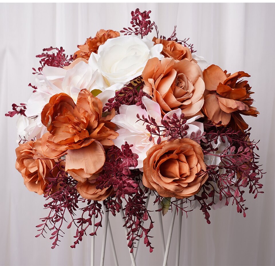 red flower arrangements for weddings7