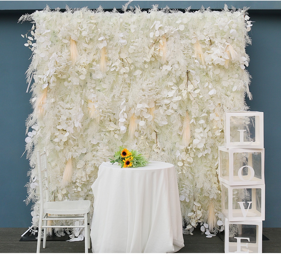 all white decor for weddings4