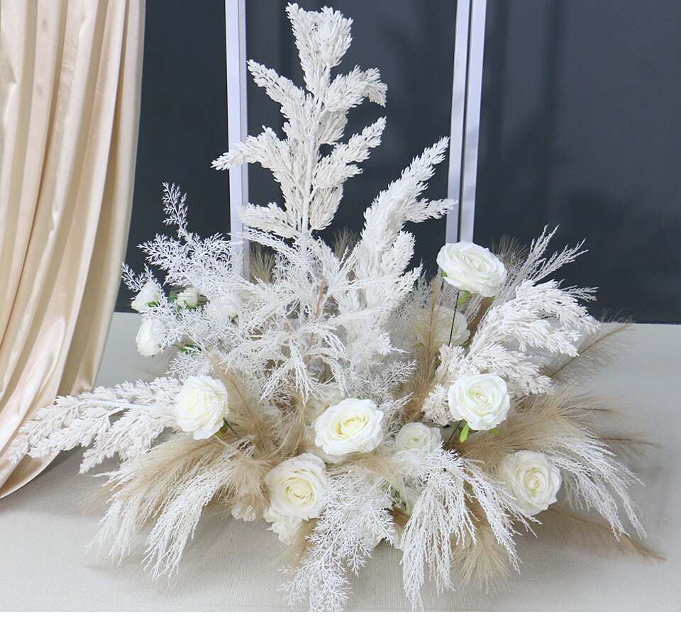 artificial white flower balls10