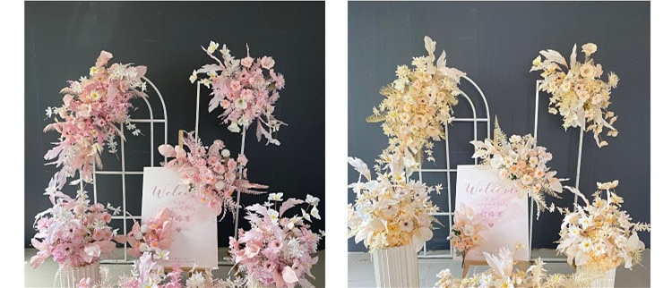 large flower arrangement stands9