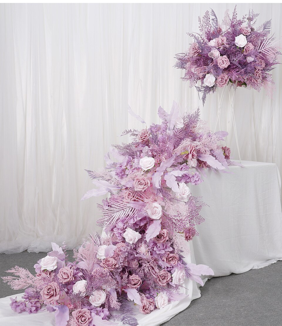 peach and white wedding backdrop8