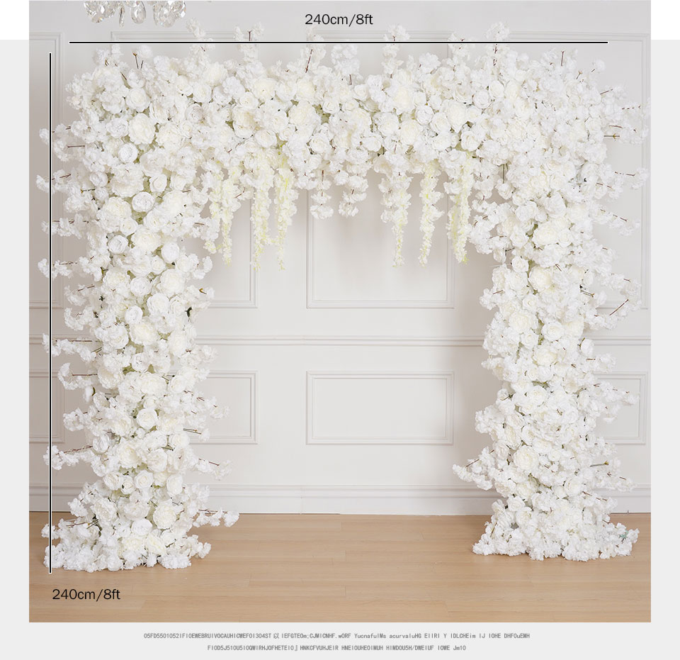 head table backdrop flowers1