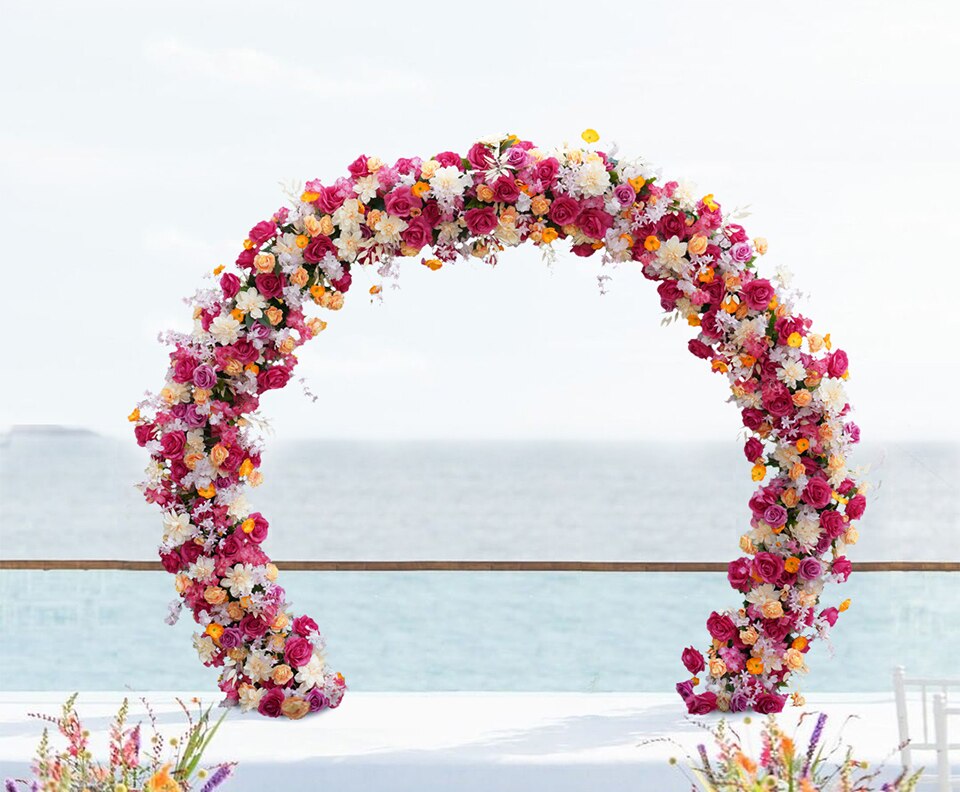 purple lavender and.white flower arrangements1