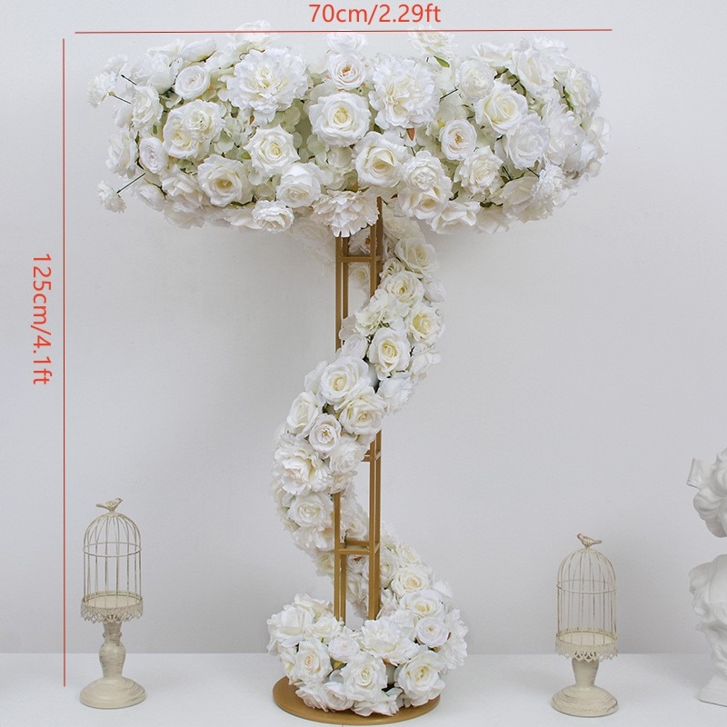 Extravagant floral arrangements and decorations