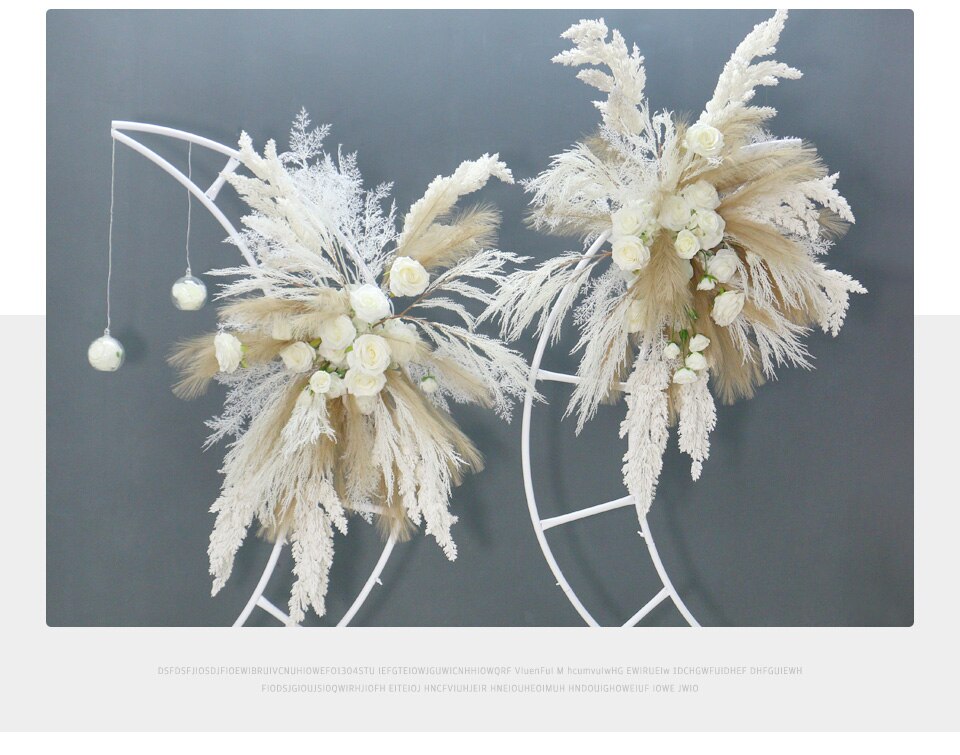 artificial white flower balls3