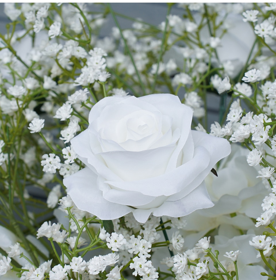 120 white cotton table runner4