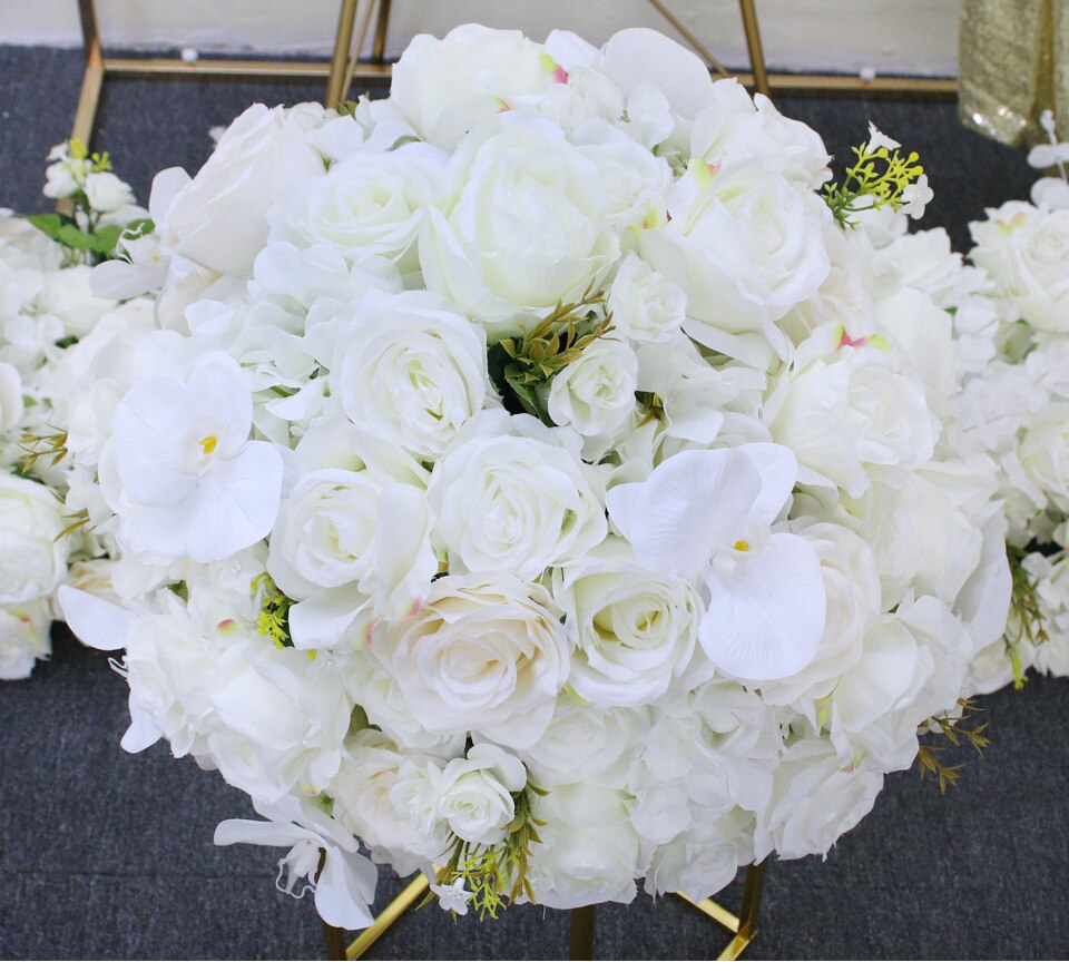 white table runner with brown branches7