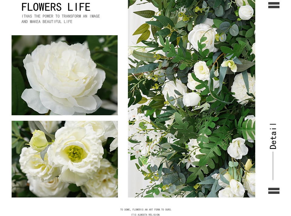 beautiful white wedding flower arch2