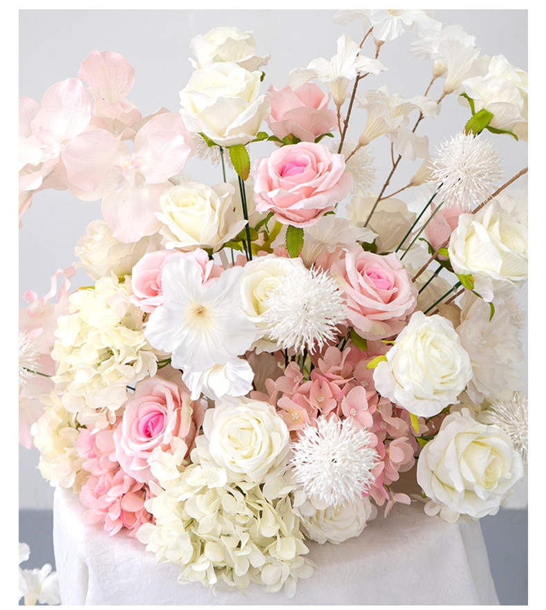 pale pink wedding table decor3