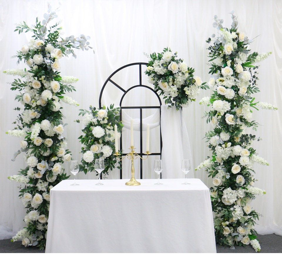 120 inch white table runner7