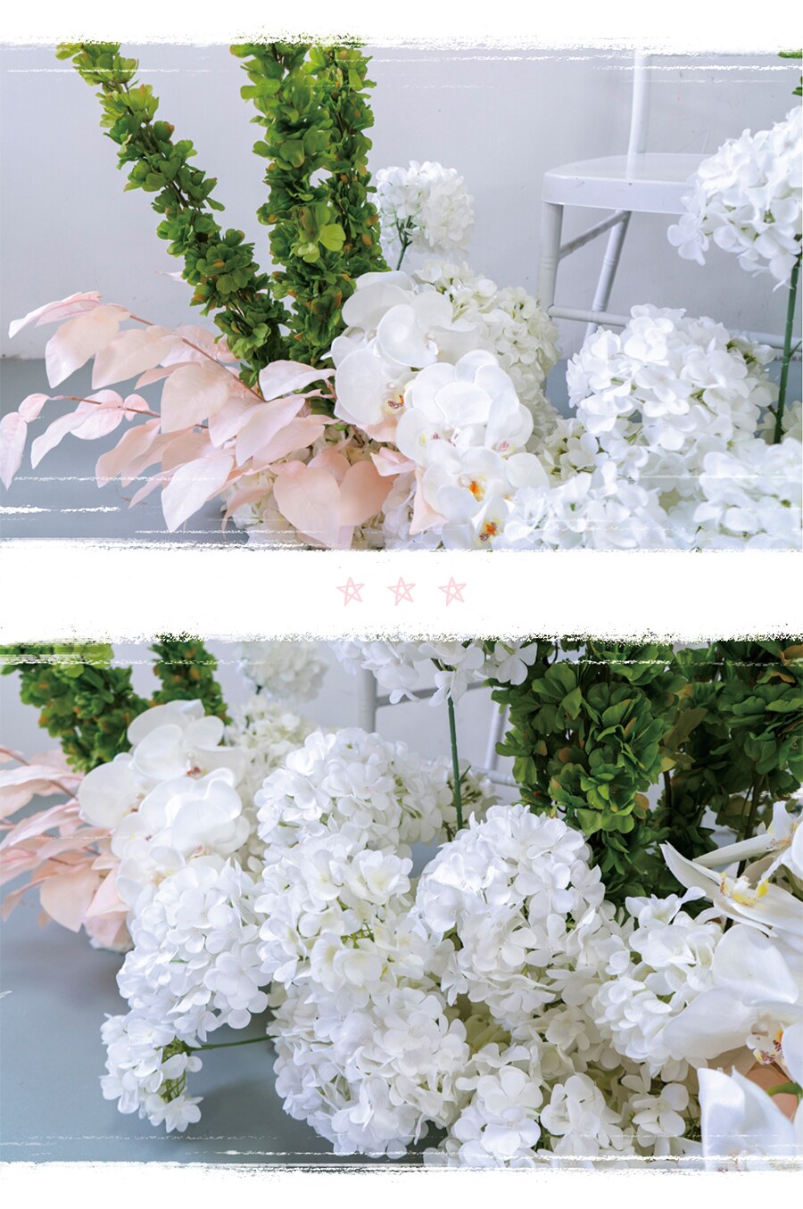 classic all white beauty flower arrangement3