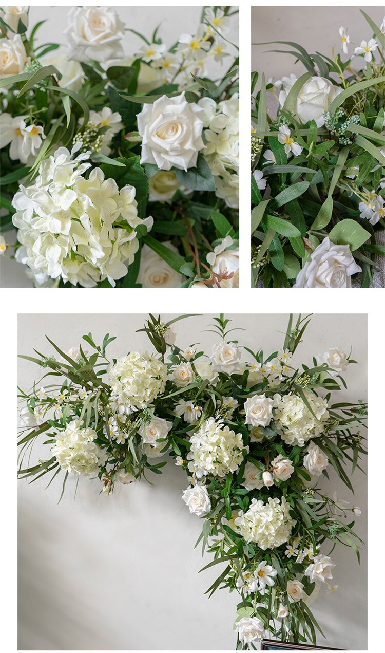 hanging greenery on wedding arch4