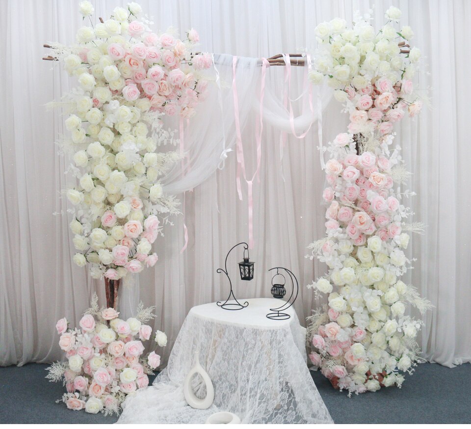 soft white foam flower wall decor9