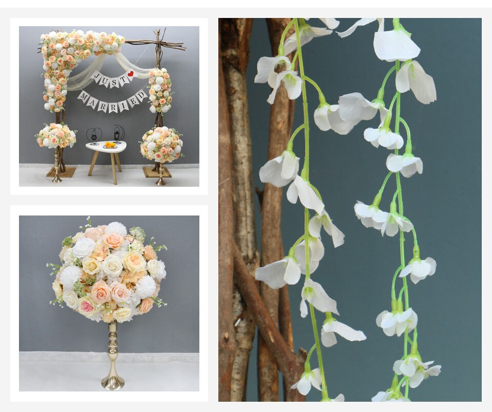 artificial flower cake toppers4