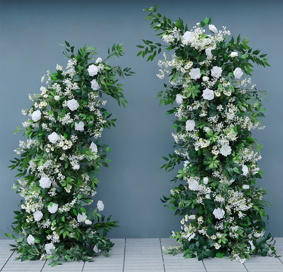 indoor wedding arch with lights8