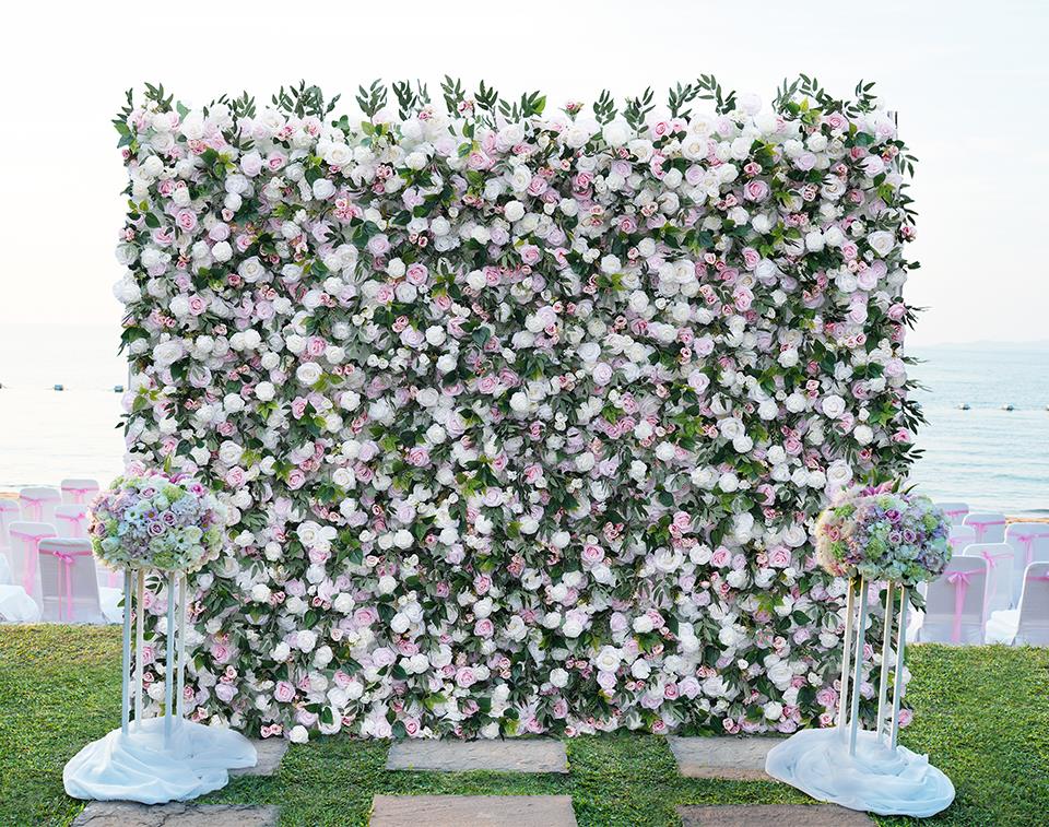 wedding arch fake flowers