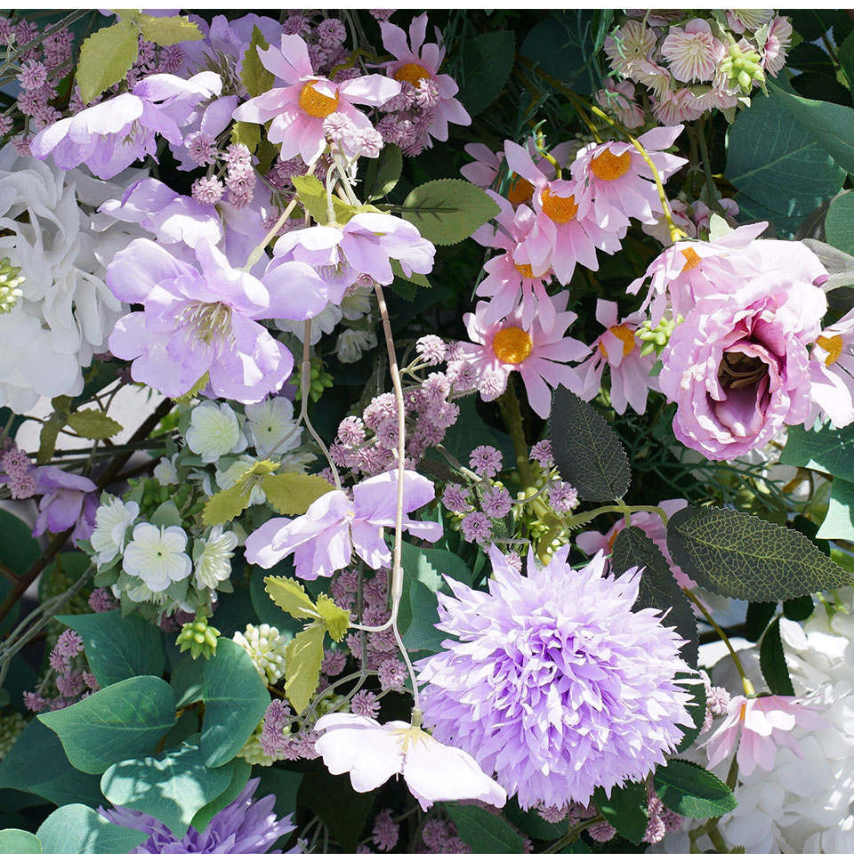 fresh fall flower arrangements in a birch cube8