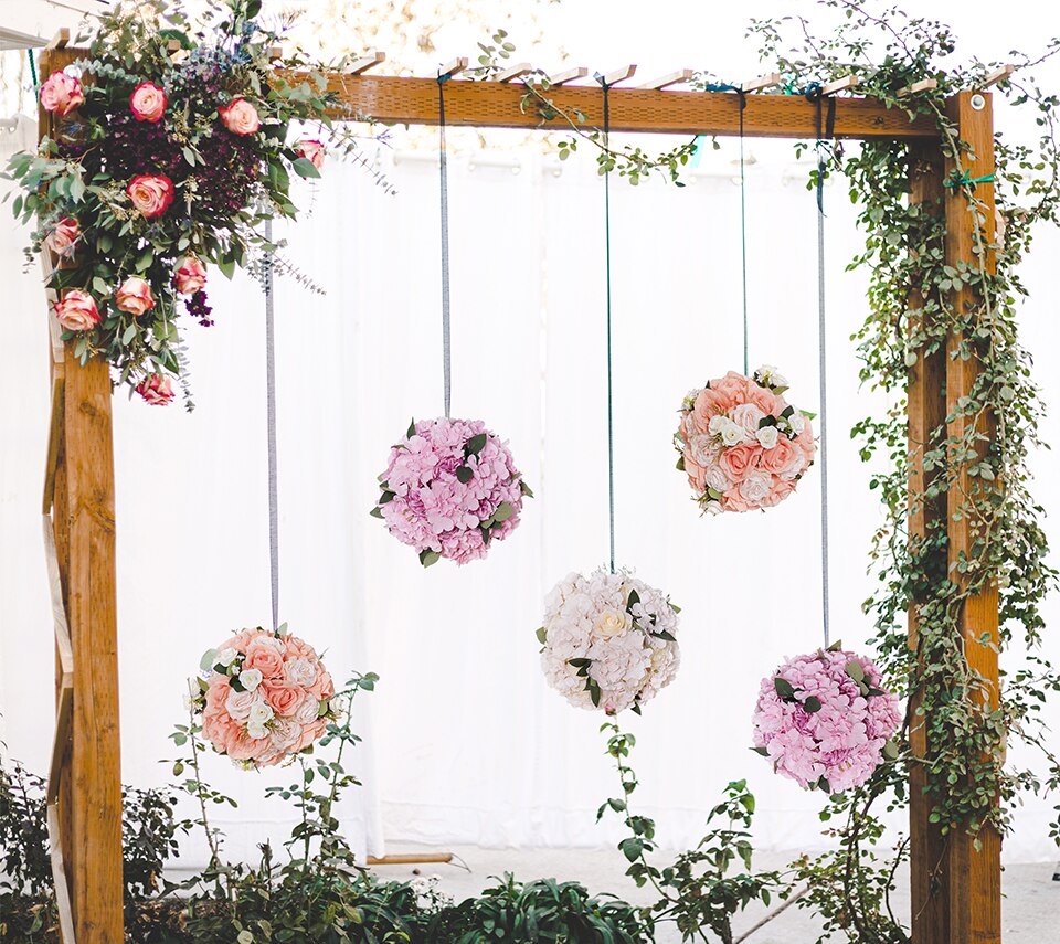 blush tulle table runner