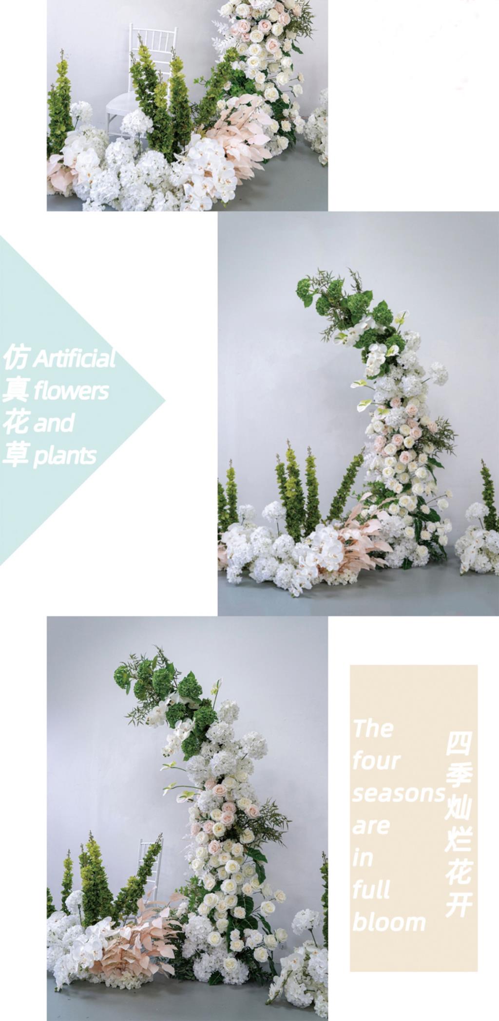 classic all white beauty flower arrangement2