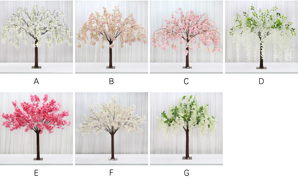 long artificial flower wall hangings2