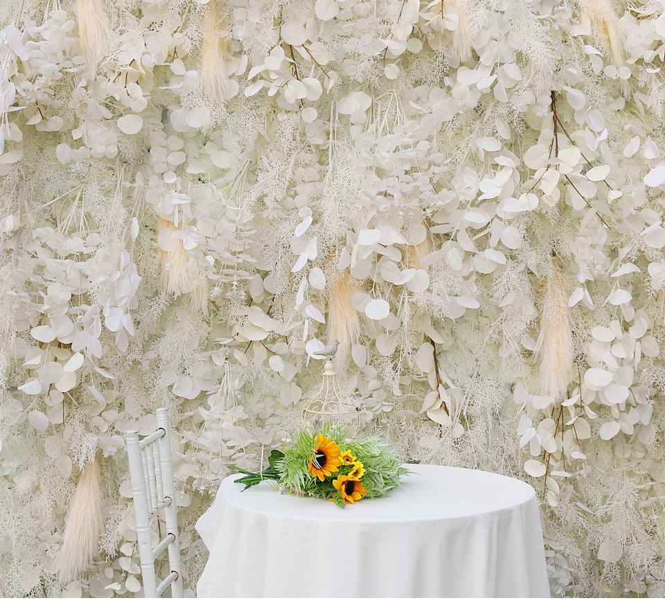 all white decor for weddings9