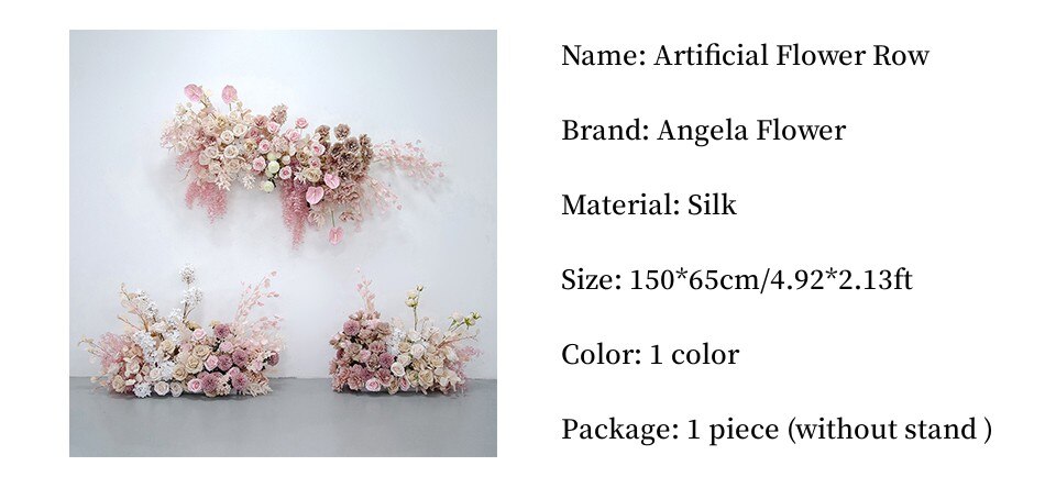 fabric flower wedding backdrop1